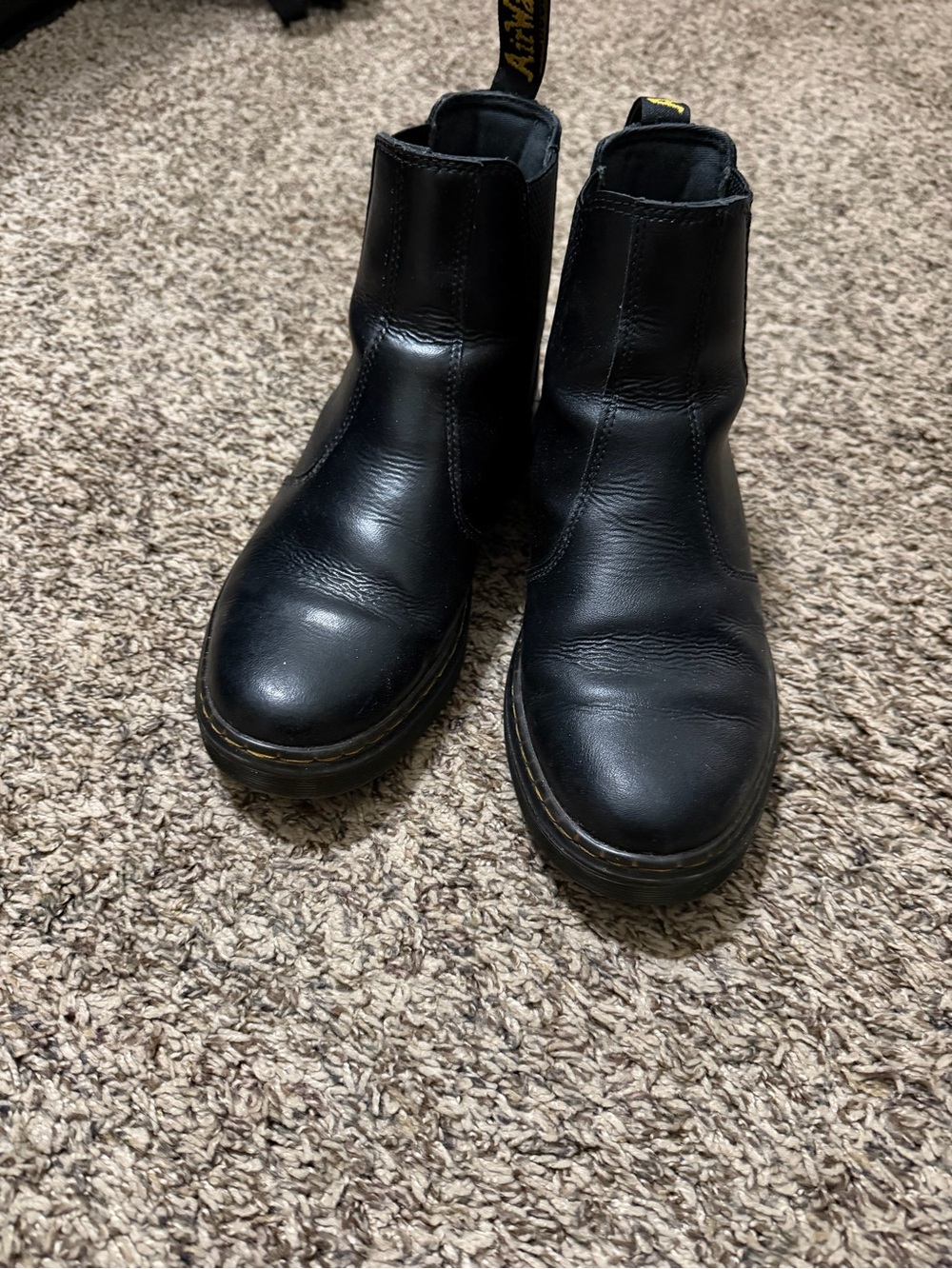 Dr. Martens Black Leather Chelsea Boots